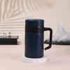 Stainless Steel Vacuum Insulated Travel Mug With Handle Tea Infuser Office Coffee Or