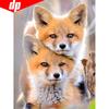 5D DIY Diamond Painting Animal Fox Diamond Embroidery Cross Stitch Full Round Mosaic Picture