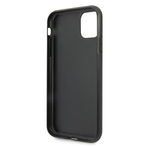 Etui do iPhone 11 Guess Hardcase 4G Triangle Collection Brązowy