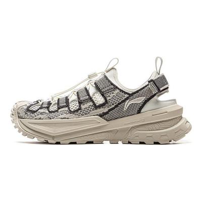 Туристические кроссовки Li Ning CF Outdoor Creek Удобные Универсальные Нескользящие Износостойкие Амортизирующие Низкие Унисекс Туристические кроссовки Кипенно-белый AHLV001-2