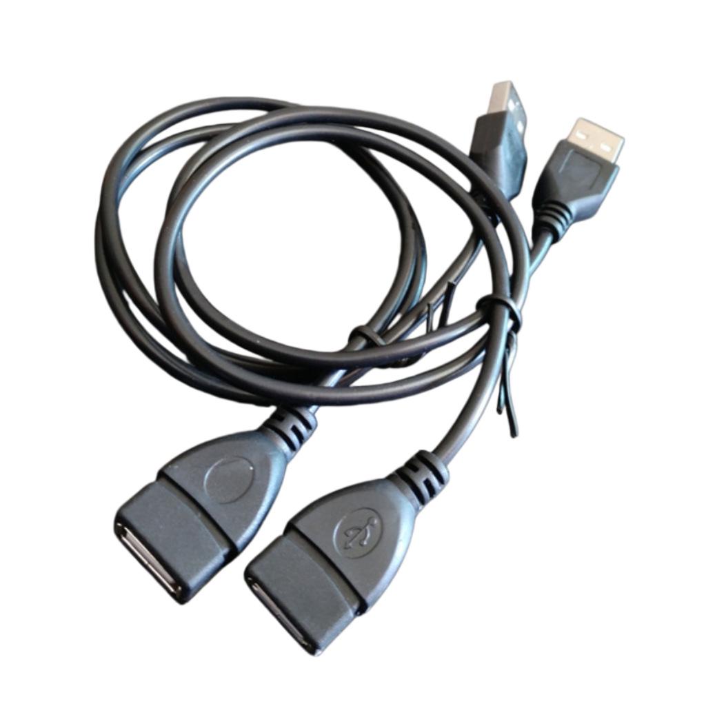 USB-удлинитель: Четырехжильный кабель данных "папа-мама" для подключения USB-накопителя, мыши, клавиатуры, принтера.