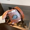 Camera Box Shaped Shoulder Tote Bag Top Handle Purse Crossbody Handbag for Women Girls