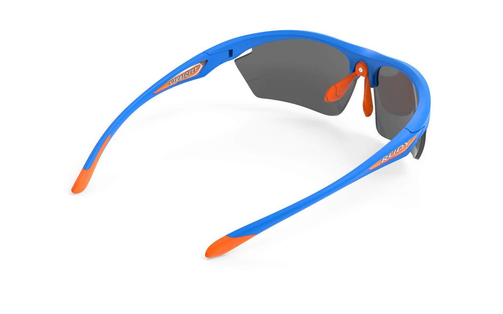 Солнцезащитные очки Rudy Project Stratofly Azzurro Sport Mandarin, Оправа/Дымчато-черный, Линза Резина, SP231081-0000