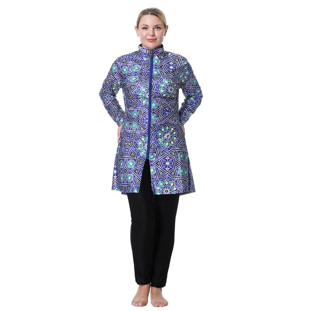 Свободный скромный купальник большого размера для женщин, H1024