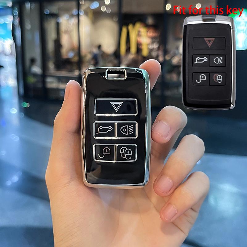 Новый чехол для ключей из ТПУ, защитный чехол с дистанционным управлением для Land Rover Range Rover Sport Evoque Velar Discovery 5 2018 2019 2020