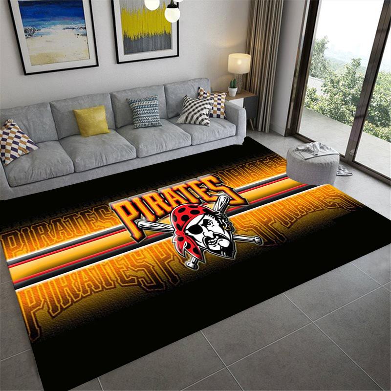 Pittsburgh Pirates Carpet Rug for Living Room Bedroom Home Sofa Decoration,Kids play Non-slip Floor Mat