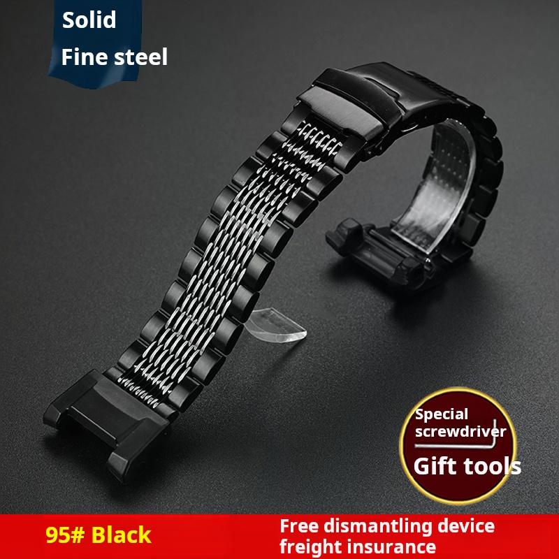 GWG B1000 браслет-ремешок из цельной нержавеющей стали Для G-SHOCK Casio GWG-B1000-1A третьего поколения Mud King модифицированный Металлический ремешок для часов