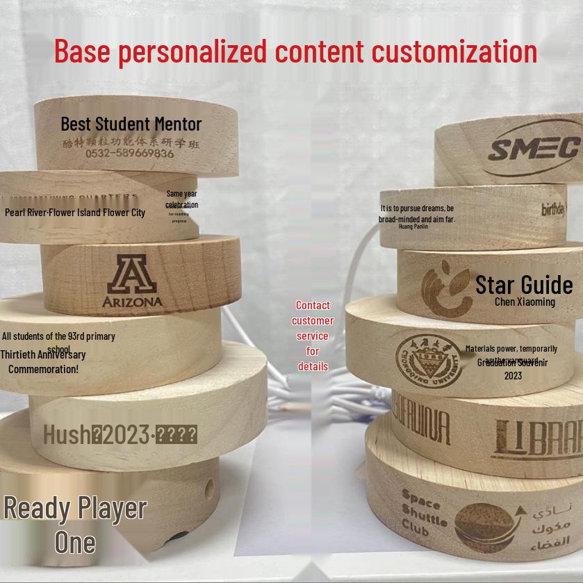 Laser-Engraved Luminous Jellyfish Crystal Night Light - Perfect Birthday Gift for Girls and Best Friends