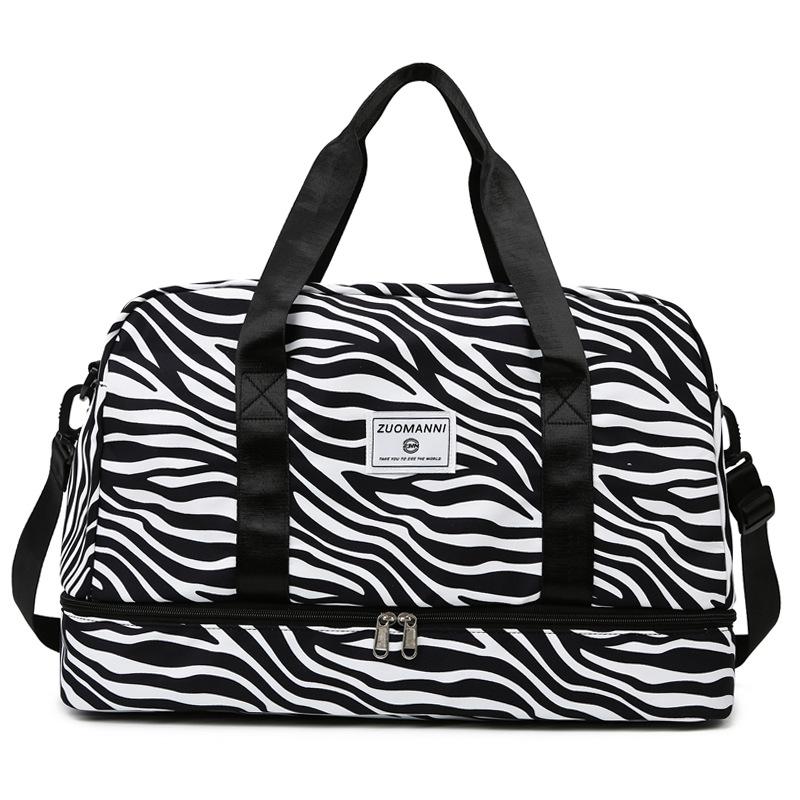 Large Gym Duffel Bag for Women and Men Travel Bag with Shoe and Wet Clothes Compartments Carry On Shoulder Tote Bags