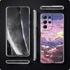 Чехол для телефона INS Japan Sunset Scenery Clear для Samsung Galaxy S23 S22 5G S20 Ultra S21 FE 5G S10E S9 S8 S10 Plus, мягкая задняя крышка.