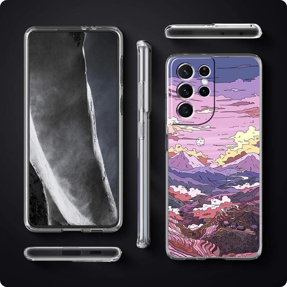 Чехол для телефона INS Japan Sunset Scenery Clear для Samsung Galaxy S23 S22 5G S20 Ultra S21 FE 5G S10E S9 S8 S10 Plus, мягкая задняя крышка.