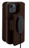 Decoded Detachable Wallet - Leather Protective Case for iPhone 14 Plus Compatible with Magsafe (Brown)