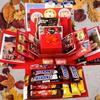 Пятислойная взрывающаяся подарочная коробка-сюрприз с конфетами и закусками