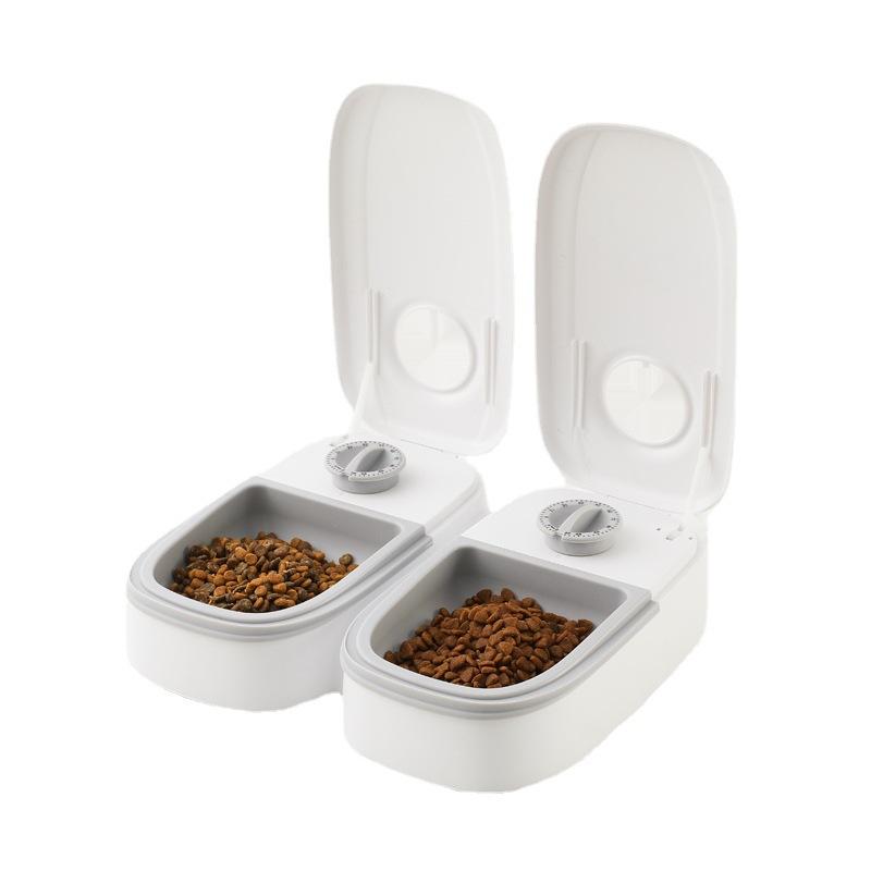 Dog Feeder Cat Automatic Feeding Water Bowl with Timer Pet Food Storage Dispenser Container Pets Puppy Kitten Accessories