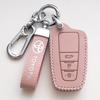 Leather Car Smart Remote Key Case Cover Holder Shell Fob For Toyota Corolla Prius Camry CHR C-HR RAV4 Altis Land Cruiser Prado