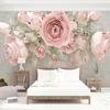 3d Обои Современные Цветочные Фрески Гостиная Спальня Романтичные Украшения Дома Обои