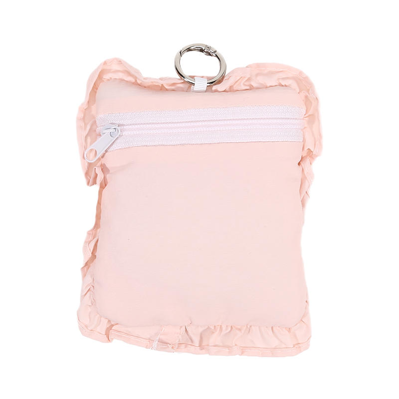 3 Inch Dopamine Cute Photo Card CaseSmall Item Storage Pouch Soft Pillow Shaped Photocard Holder K-Pop Idol Card Sleeve Bag Pendant