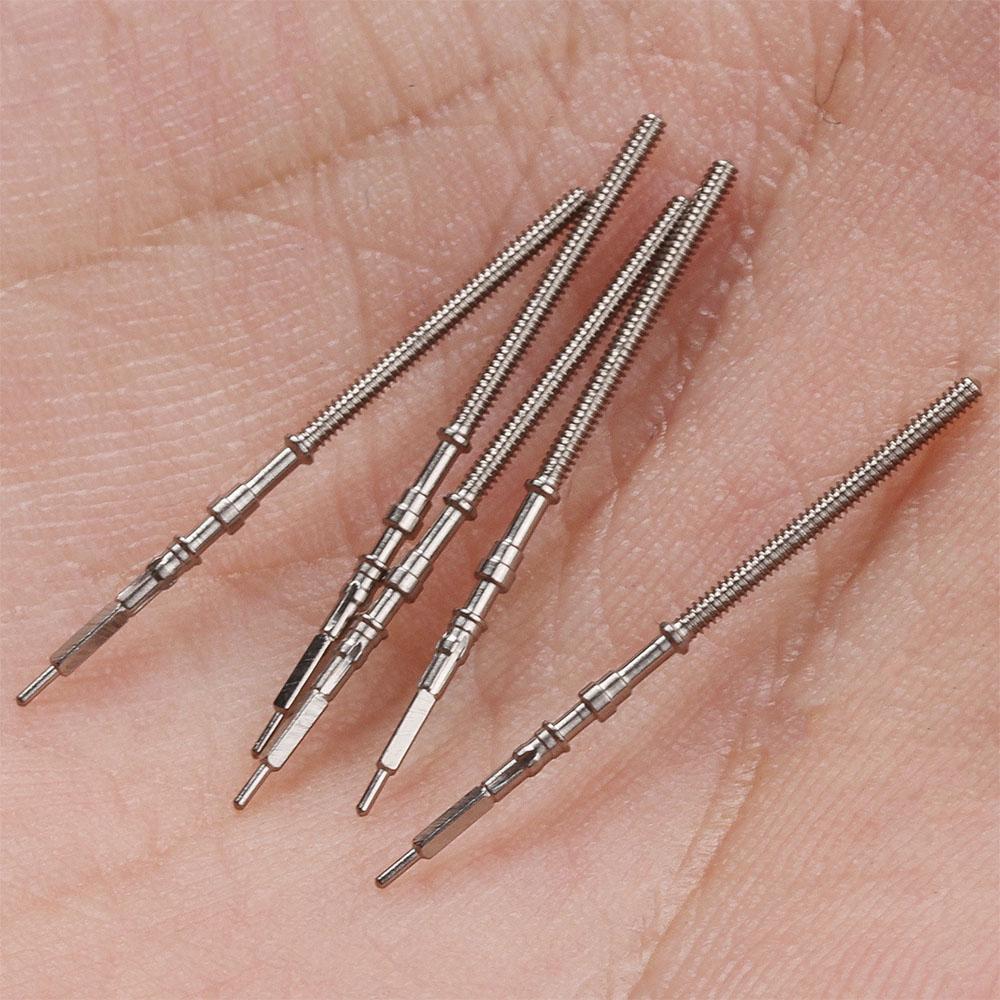 2/5/10 шт. Механизм Часы Стальной Заводная головка Заводной вал Комплект Части для часов для механизма Seiko NH34 NH35 NH36 NH38 NH39 Заводной вал Запасные части