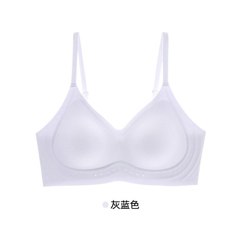 Summer new versatile cool cool cup breathable comfortable seamless women's underwear light skin bra cover