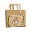 Kawaii Capybara Tote School Bag Cartoon Book Storage Bag A4 File Bag  for Students