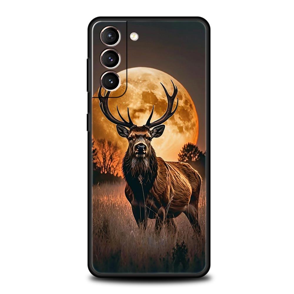 Deer Lichee Pattern Phone Case for Samsung Galaxy S26 S25 S24 S23 S22 S20 S21 FE Ultra S25 Edge Plus 5G Soft TPU Cover Funda Bag