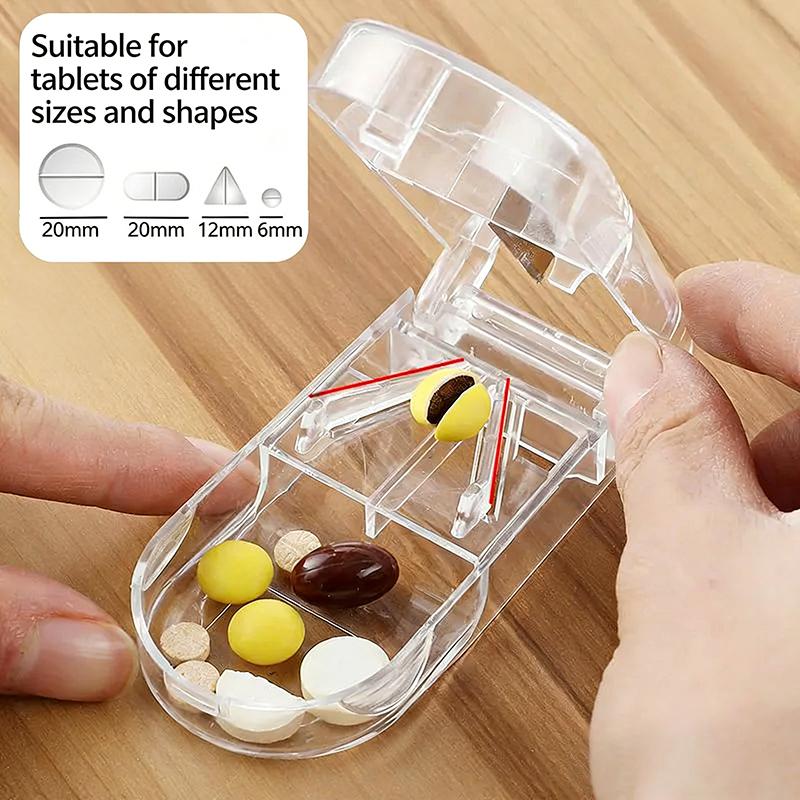 Weekly Pill Case Box Organizer 7 Days Medicine Box Pill Cutter Storage Boxes Portable Pills Container For Drug Vitamis Fish Oils