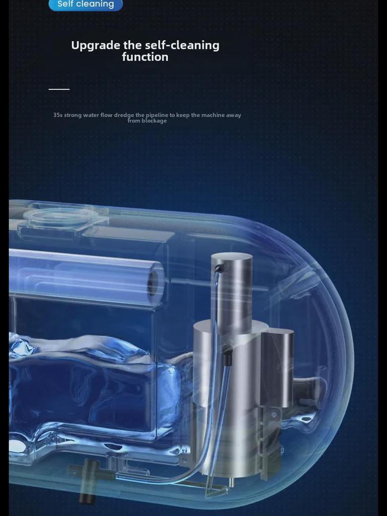 W2 Автоматический настенный интеллектуальный дозатор пенного дезинфицирующего средства для рук с индукционной зарядкой