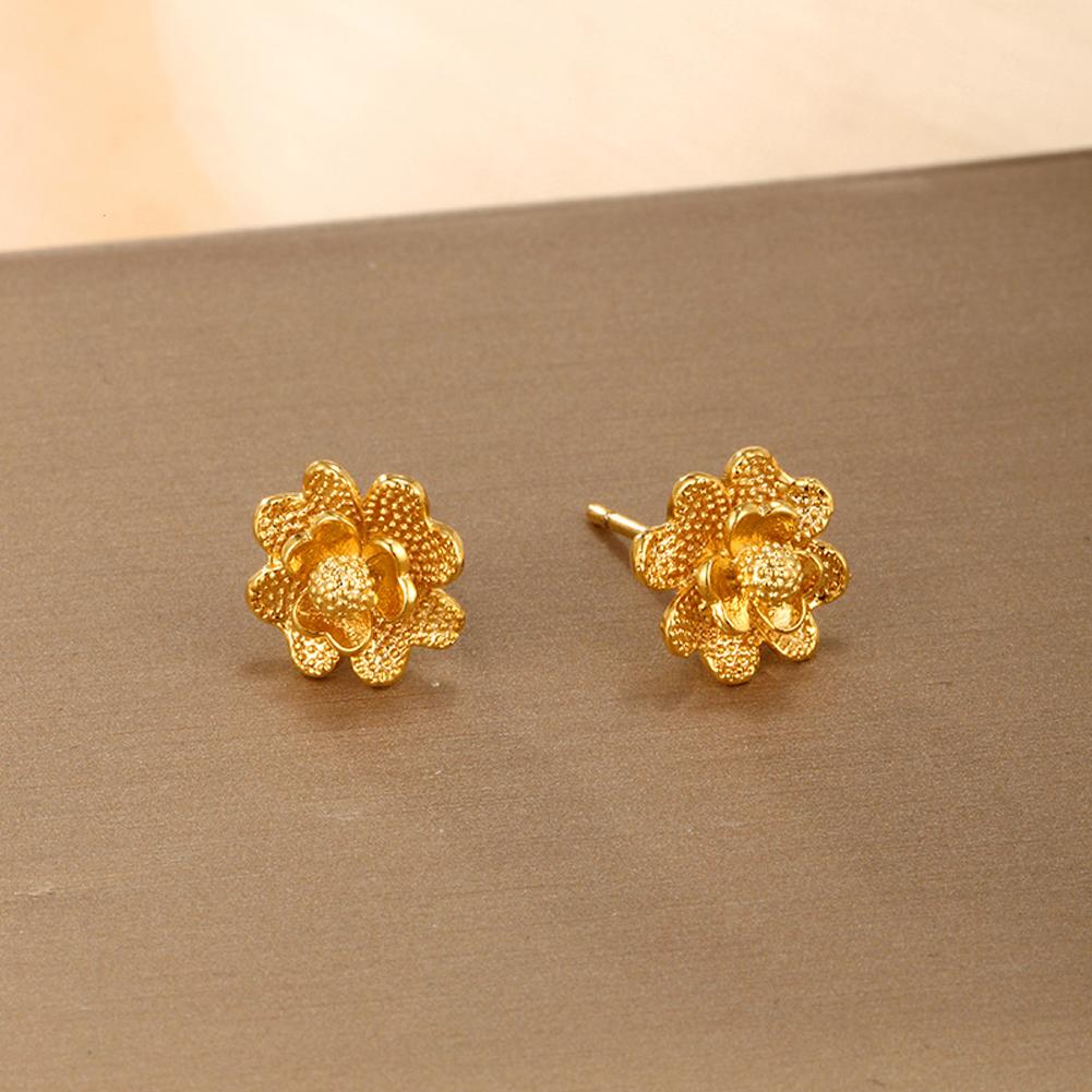 Винтажные серьги Цветы Серьги-пусеты для девочки Простые украшения Модные Классические серьги Ювелирные изделия Подарки для вечеринки
