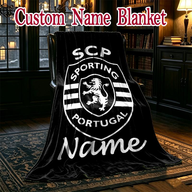 1pc Snug Sporting CP (11) Blanket, Lightweight and Durable Print Blanket, Perfect for Home, Couch, Bed, Picnic, Travel, Office