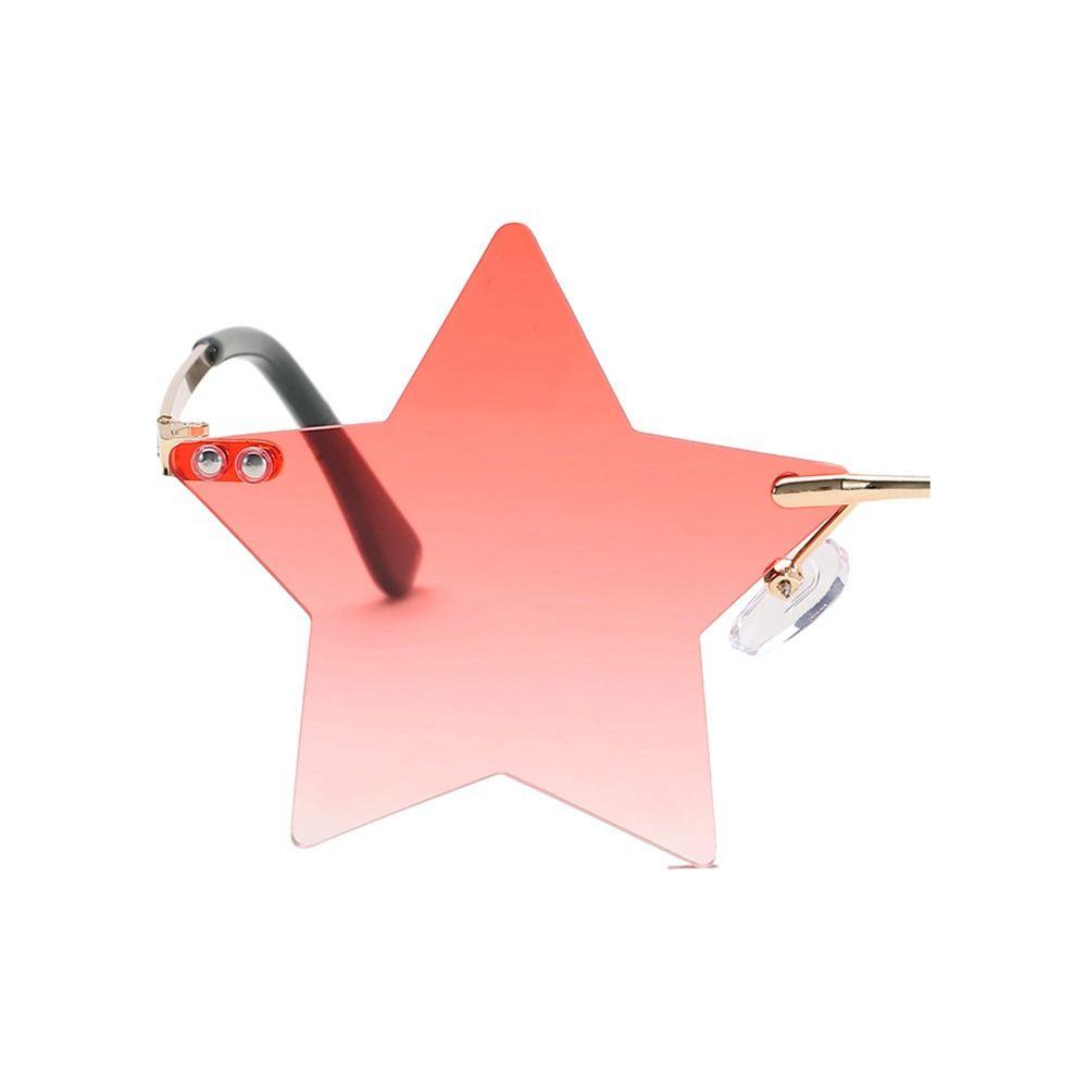 Decoration for Women & Men Eyeglasses Star Shape Sun Glasses Party Glasses Rimless Sunglasses