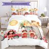 3pcs firefighters Bedding Set Duvet Cover Closure Includes 1 Duvet Cover & 2 Pillowcases, Soft and Comfortable for All Seasons.