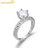 Sace Gems Классическое кольцо из медного сплава с цирконом, женские ювелирные изделия, свадебный подарок для вечеринки
