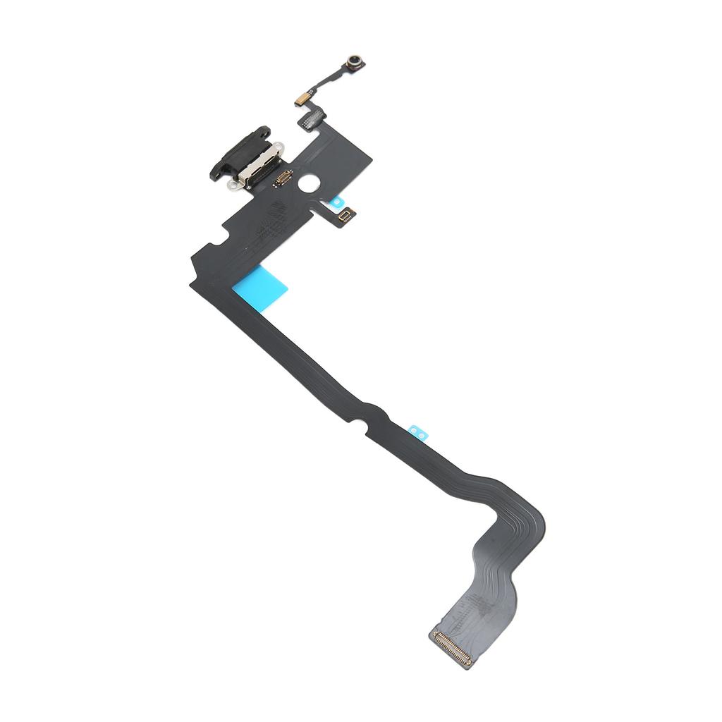 USB-порт для зарядки, гибкий кабель, разъем для зарядки телефона, сменный модуль для iPhone XS Max, черный