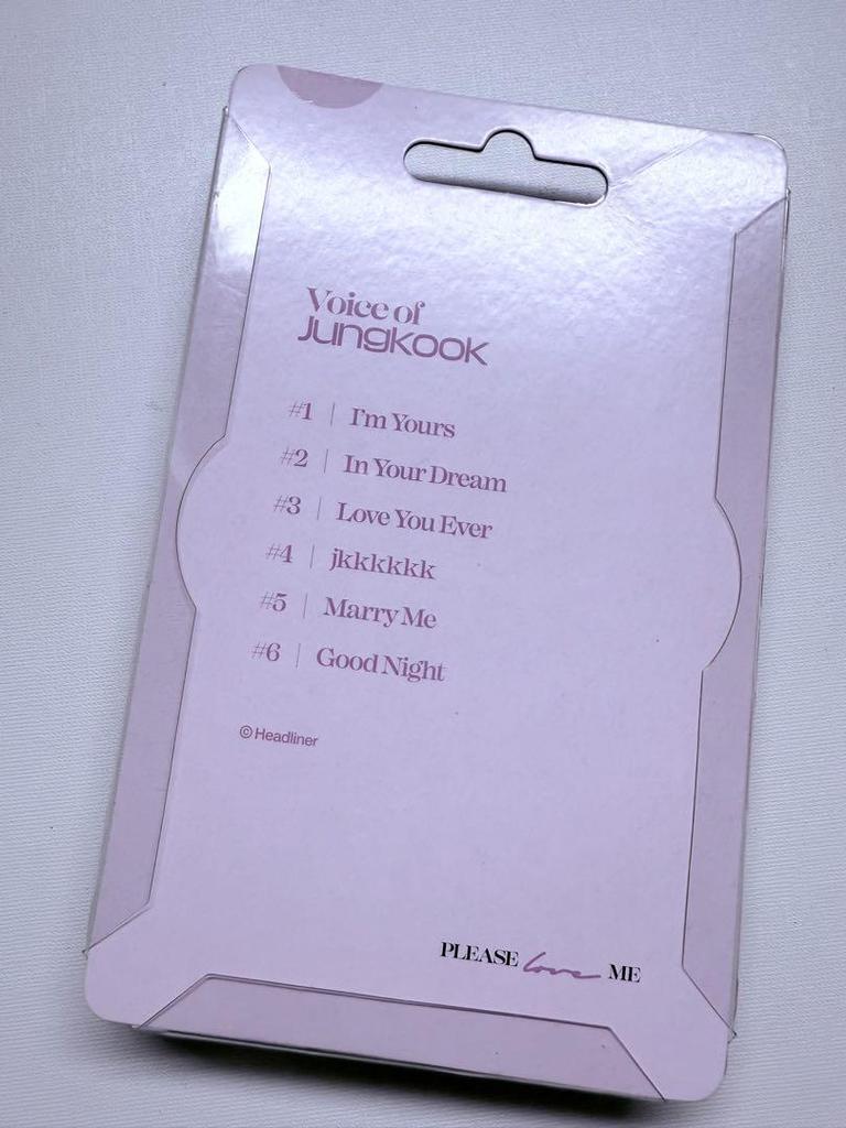 [Б/У] 2025 Кафе на день рождения Чонгука Мастерним Голосовой брелок