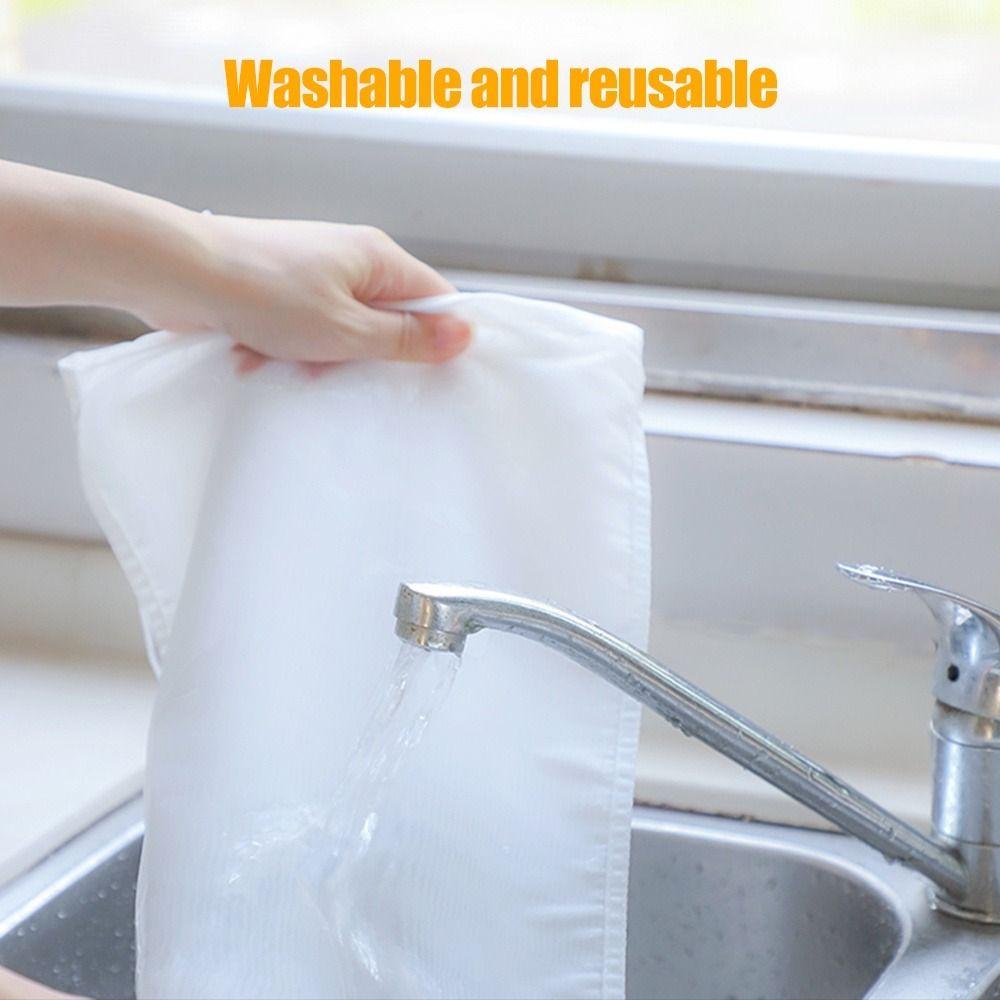 100 Mesh Soy Milk Filter Bag Easy Clean Wine Dreg Filter Durable Strainer