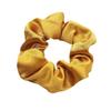 Large Solid Color Satin Fabric Scrunchies for Women's Ponytails