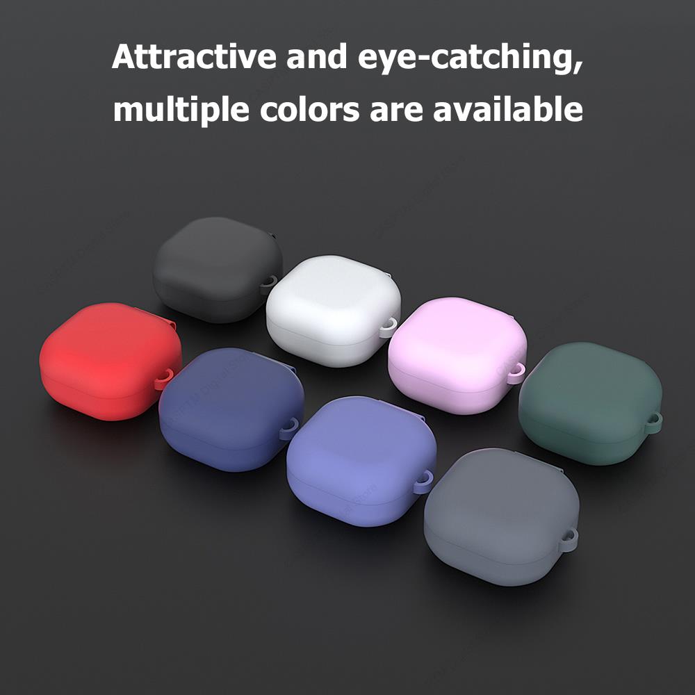 Silicone Earphone Case For Samsung Galaxy Buds 2 Pro FE Funda Galaxy Buds Live Protective Case For Samsung Buzz 2 Bud2 Pro Cover