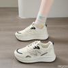Мода Модные легкие женские туфли весна новая универсальная шнуровка толстая подошва повседневные удобные женские спортивные туфли