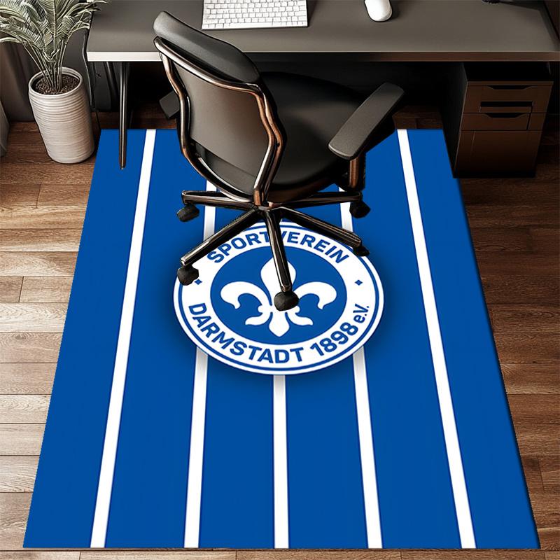 Sport Club Darm-stadt Rug for Living Room, Game Rooms, Office, Bedroom, Office Floor Mat Playful Design, fan gifts Christmas decor