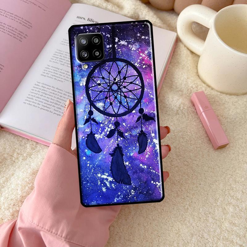 Чехол для телефона Dream Catcher Feather Wolf для Samsung Galaxy A54 A34 A14 A13 A53 A33 A73 A51 A71 A12 A22 A32 A52 A72 A52S