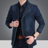 Men's Denim Suits, Men's Cotton Denim Small Suits, Plus Size Casual Suit Jackets