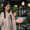 3D Twisted Stick Lotus Flower Lantern Luminous Handheld Lantern  Traditional Decor