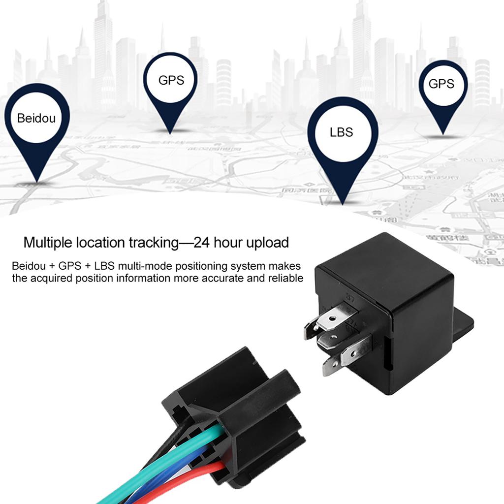 Реле слежения за автомобилем GPS-трекер Локатор Пульт дистанционного управления Противоугонная система мониторинга питания