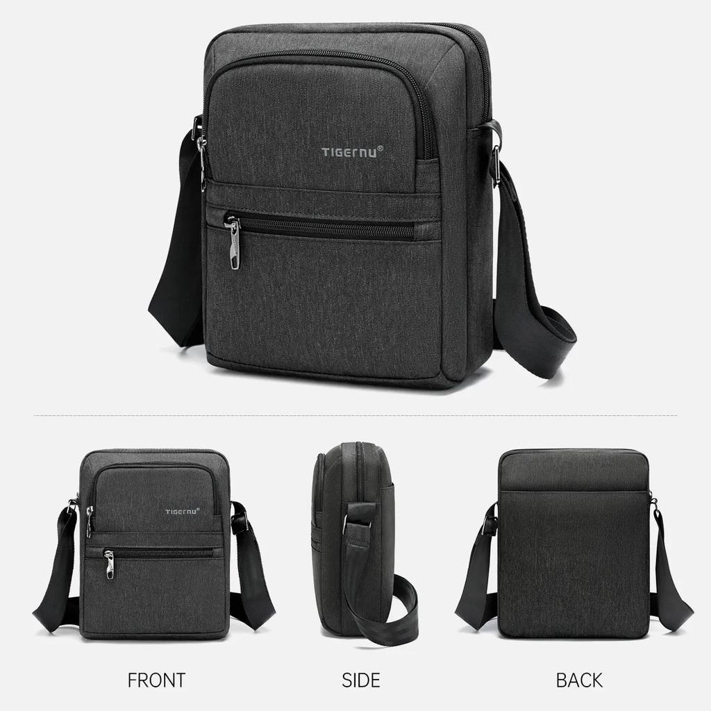 Tigernu High Quality Men's Messenger Bag Mini Business Shoulder Bag Male Casual Crossbody Bag College Travel Sling Bag