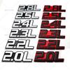 Car Metal 2.0L2.2L2.3L2.4L2.5L2.8L modified label sticker emblem