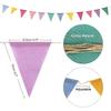 1Pcs 12 Flags Colorful Flag String  for Happy Birthday Party Wedding Decoration