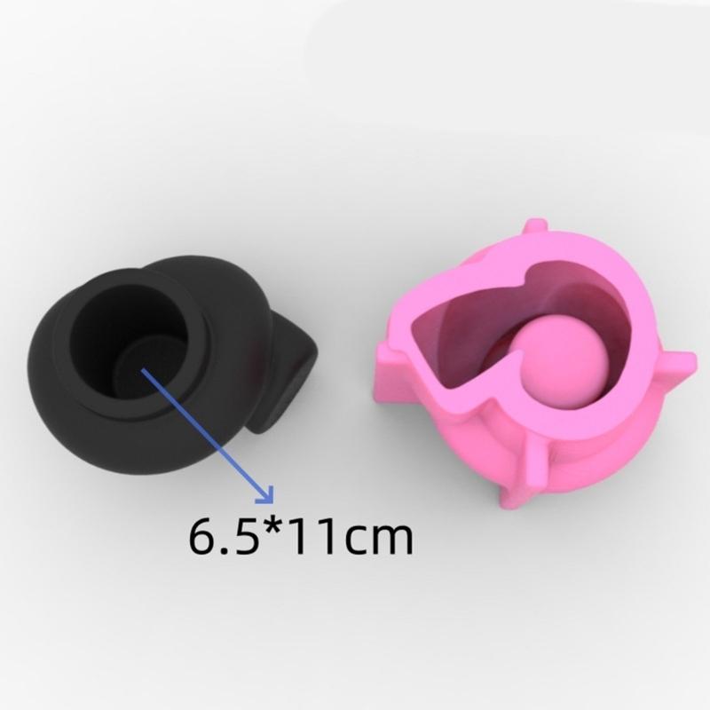 Abstract Art Silicone Vase Mold Unique Decorative Pen Holder Molds Reusable Abstract Art Vase Resin Mold Minimalist Mold