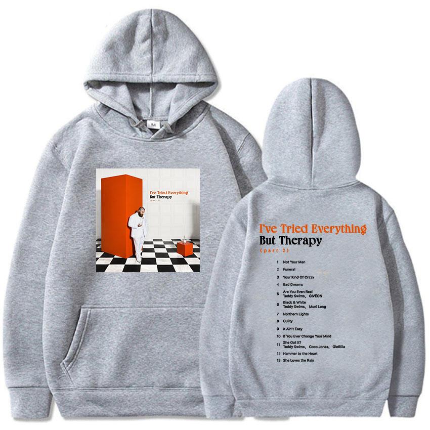 Я перепробовал все, но терапия вечеринка 2 альбом толстовки TeddySwims известный певец принт свитшоты женская одежда