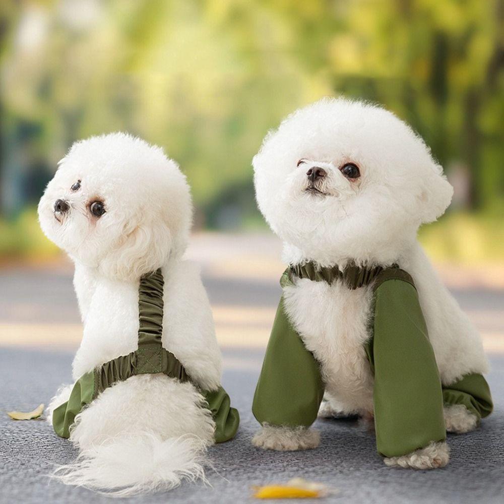 Breathable Pets Dustproof Pants Adjustable Straps Full Coverage Dog Boots Outdoor