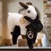 Mini Goat Stuffed Animal Keychain Soft Plush Lifelike Bag Decoration